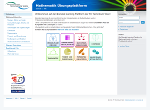 Blended Learning - Startseite